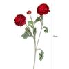 1PCS Silk Artificial Flowers 3 Heads Bouquet Peony DIY Gift Fake Bouquet  Wedding Garden Decoration