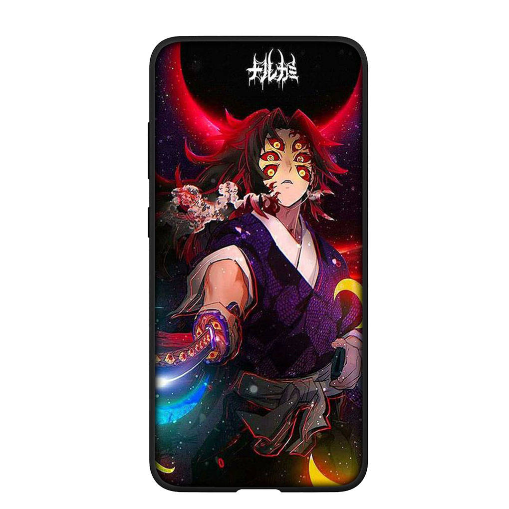 Чехол для телефона Samsung Galaxy S25 S24 S23 iPhone 16 15 Xiaomi Redmi Note 14 13 12 16E 11 Pro Max OPPO Moto Huawei Kokushibo Demon Slayer Nezuko Cover