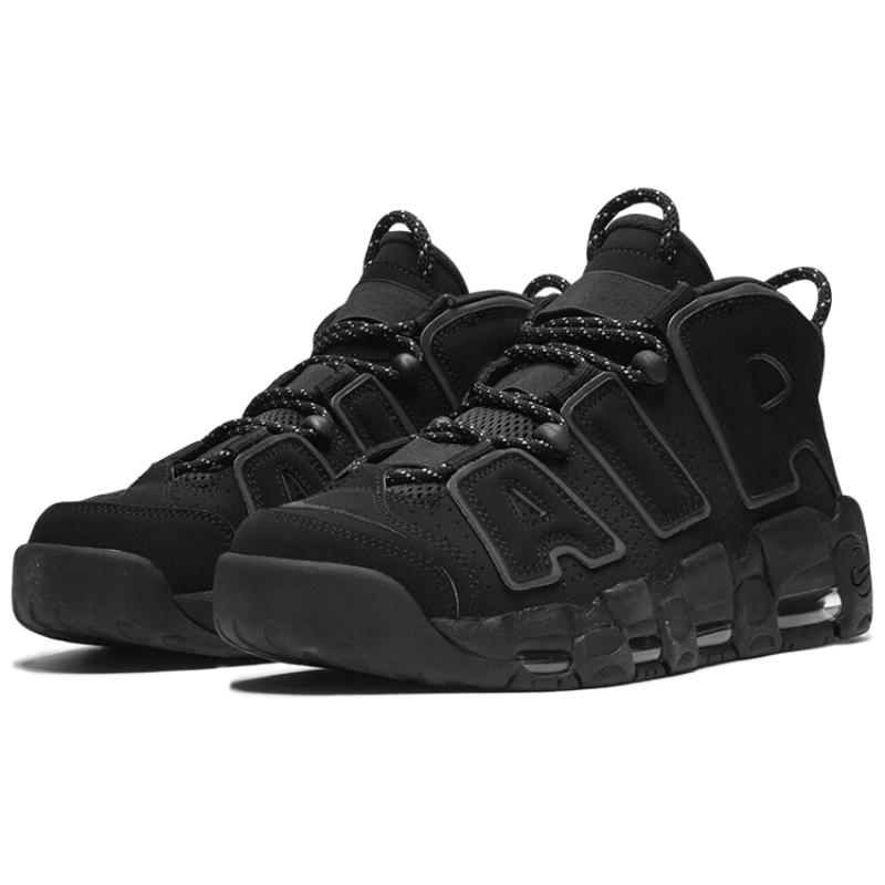 Nike Air More Uptempo Черный Светоотражающий 2018 Винтажный Баскетбол 414962-004