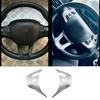 My Good Car для Peugeot 2008 208 2014-хромированная панель рулевого колеса, декоративная крышка, наклейка на рулевое колесо, блестящий авто