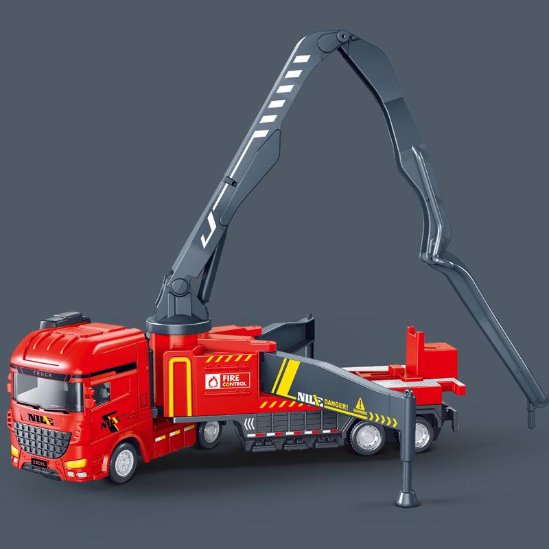 Большая игрушечная инерционная машина: Модели машин для инженерных и спасательных работ для мальчиков, транспортных, военных, пожарных и санитарных машин