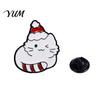 Santa Claus Clothing Accessories Christmas Cartoon Enamel Brooch, Elk Snowman Tree Badge Pin, Outfit Decor Bags Scarves Clothes Decorative Accessory