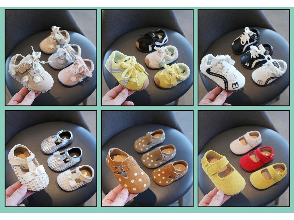 Детская обувь для ходьбы на мягкой подошве: Нескользящие, Универсальные Лоферы для Мальчиков и Девочек, Стиль для Младенцев/Малышей До Первых Шагов и Немецкий Тренировочный Стиль