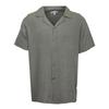 Рубашка с короткими рукавами из смешанного льна мужская