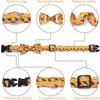 Halloween Dog Collar Puppy Bowtie Collar Adjustable Dog Collar for Small to Large Dogs Pumpkin Bat Ghost Pattern Pet Accessories