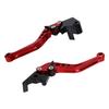 nakira Brake Clutch Lever Set Ninja250 Ninja400 Z250 Z400 Versis-X250 (Red)