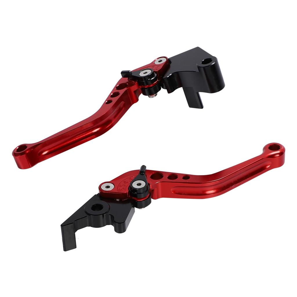 nakira Brake Clutch Lever Set Ninja250 Ninja400 Z250 Z400 Versis-X250 (Red)