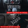 L/RHD ДЛЯ SUZUKI Jimny Nomade 5/SIERRA 3 2025 ABS накладка на кнопку стеклоподъемника переднего окна панель управления стеклом аксессуары для интерьера