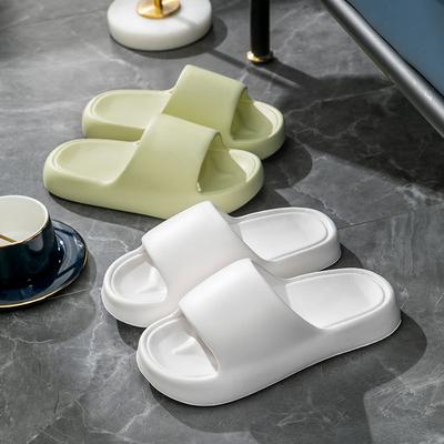 Модные повседневные женские домашние тапочки из ЭВА с нескользящей толстой подошвой