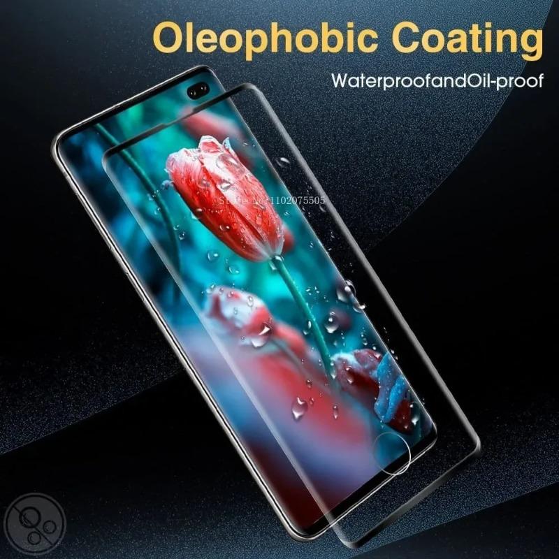 3 шт. изогнутое закаленное стекло для Samsung Galaxy S24 Ultra S20 S21 S23 Plus S21 FE стекло для телефона Samsung Note 10 20 Ultra S10 S9