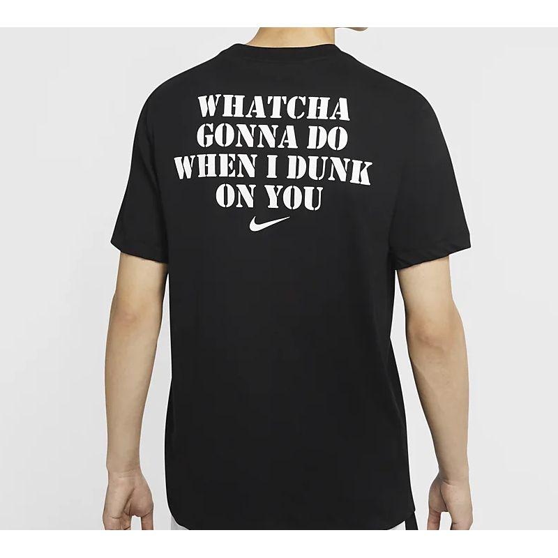 Nike Мужская футболка с короткими рукавами и принтом Dri-FIT Dunk Basketball, черные CD1287-010