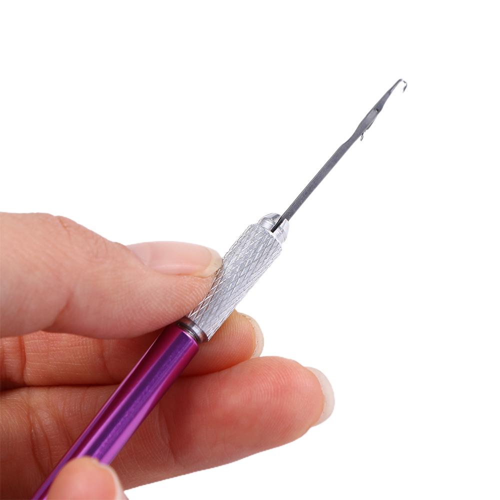 Инструмент для ремонта, сделай сам, крючки для плетения париков, игла для плетения волос, крючок для дредов, металлические крючки