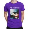 Men's T-Shirts PJ Harvey Poster Humorous Pure Cotton Tee Shirt Short Sleeve PJ Harvey T Shirts Round Collar Tops Summer