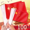 Mini Handheld Five-Star Red Flags for National Day Celebrations