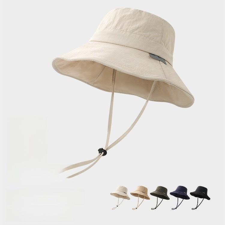 Outdoor Sun Protection Hat For Men Women With Wide Brim Breathable Ice Silk Summer Cap