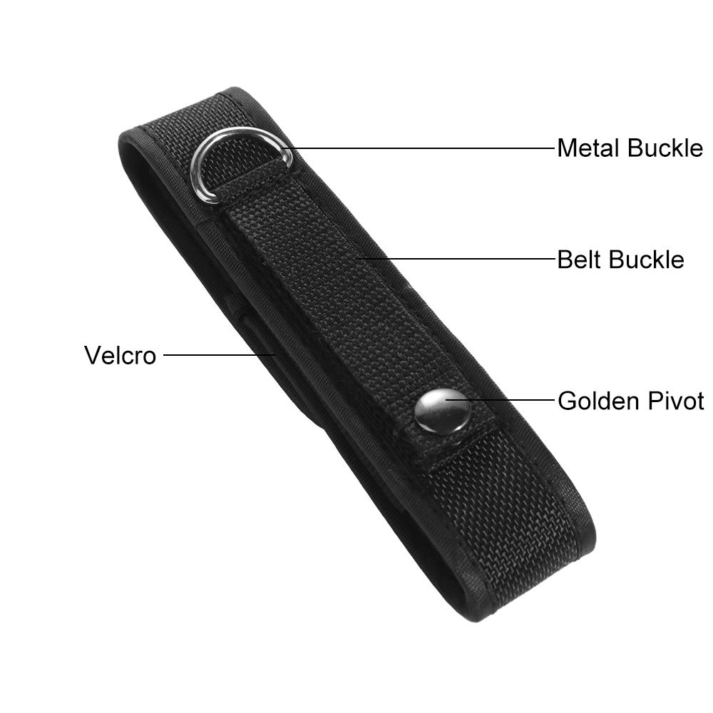 Good Weaving Flashlight Pouch EVA Waterproof Flashlight Belt Holder Lightweight Nylon Multitool Flashlight Bag Outdoor Tools