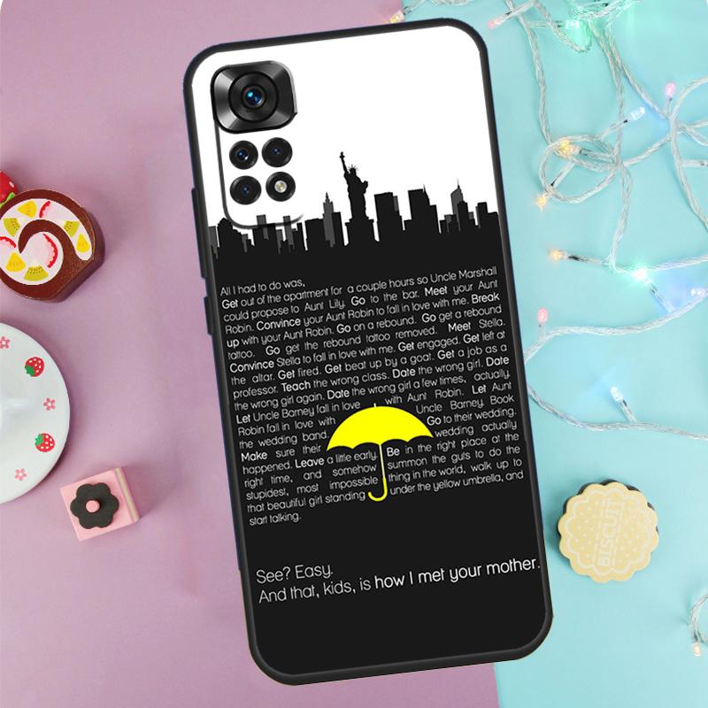 How I Met Your Mother Himym Phone Case For Xiaomi Redmi 10 10C 12C 9C 9T Note 11 Pro 11S 10 Pro 10S 12 8 9 Pro 9S Funda