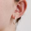 (925 Silver) Chelsea Hoop Earrings EC3056