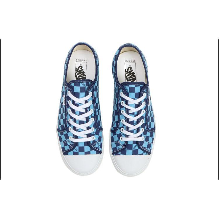 Vans OG Style 23 LX Checkerboard Casual Low-Top Skate Shoes Unisex sneaker Blue VN0A5JIZ92T