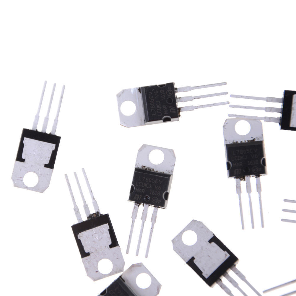 10Pcs Ic L7805Cv L7805 To-220 5V Voltage Regulator