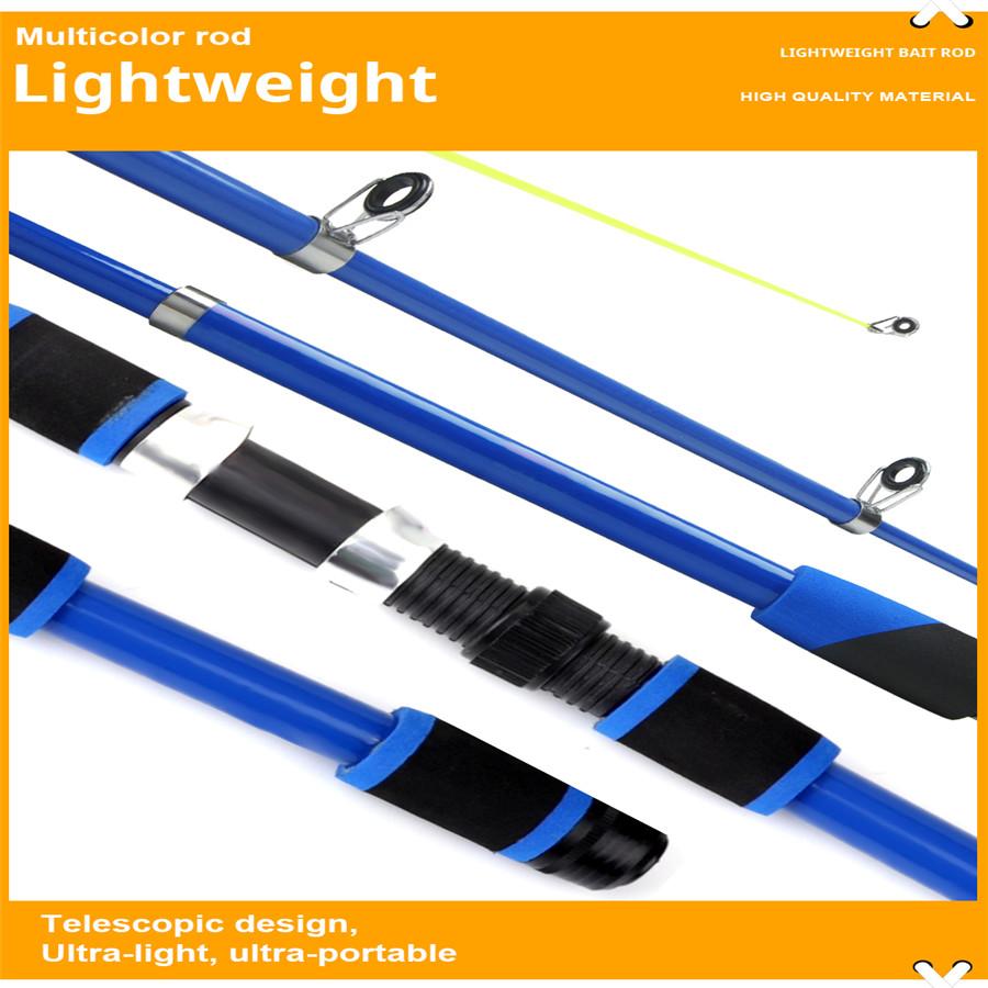 FTK Fibreglass Fishing Rod 1.8M/5.9FT Outdoor Sports Travel Telescopic Fishing Rod Portable Fishing Rod Christmas Gift