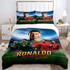 Ronaldo'S Legacy Soccer Print 3Pcs Bedding Setduvet Cover With 2 Bedropillowcase Home Birthday Gift