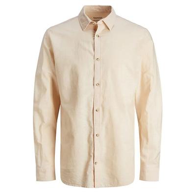 Jack & Jones Summer Linen рубашка с длинным рукавом