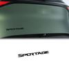 3D ABS Car Styling SPORTAGE Letter Logo Sticker Rear Bumper Tail Door Trunk Decal Auto Rear Emblem Decoration Accessories