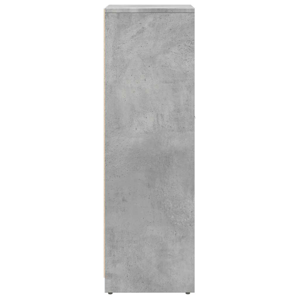 Szafka Łazienkowa, Szarość Betonu, 30X30X95 Cm, Płyta Wiórowa
