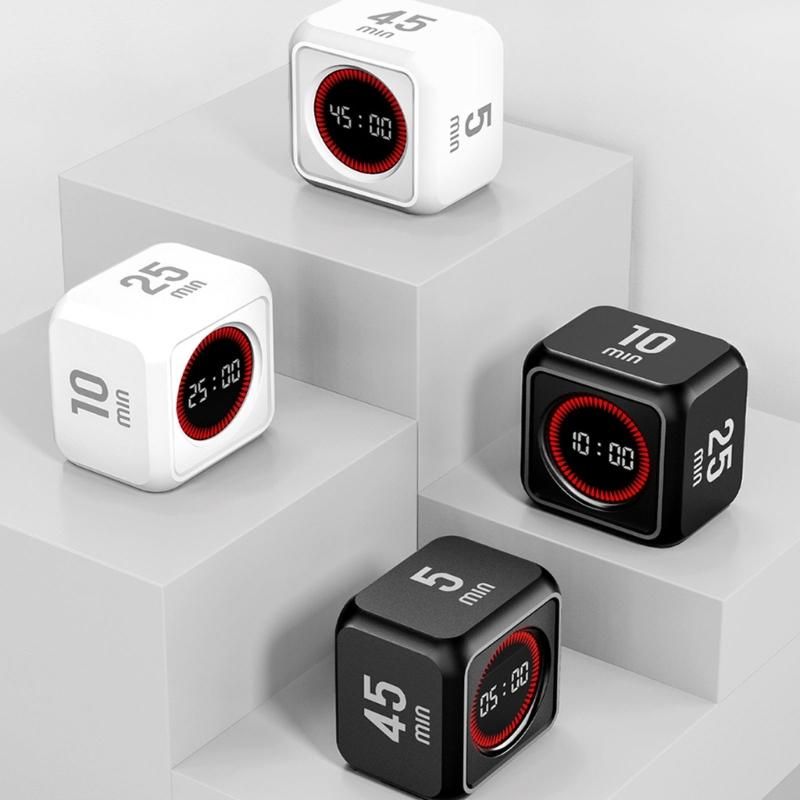 Датчики гравитации Таймер продуктивности Цифровой таймер обратного отсчета со светодиодным дисплеем Гаджет для управления временем Кухонный инструмент