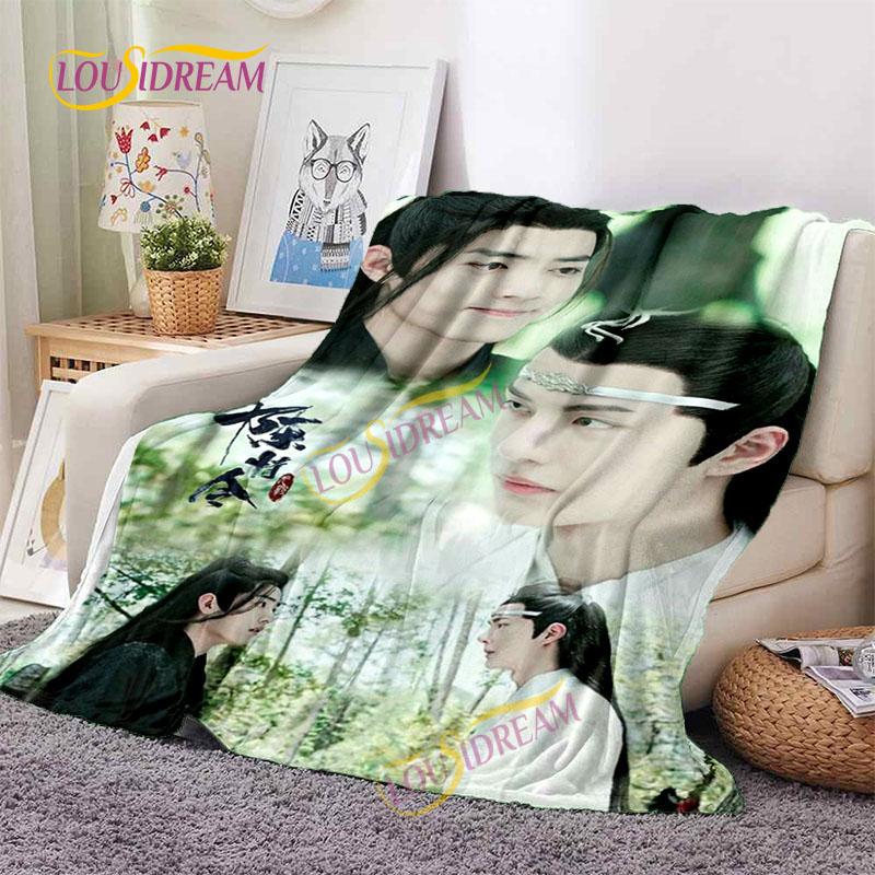 The Untamed Flannel Throwing Blanket Sofa Bed Home Office MoDaoZuShi Weiwuxian Blanket Practical Gifts for Friends and Family.