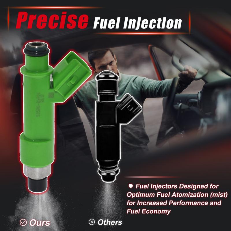 4 ШТ. Топливная форсунка для Toyota 2325097501 2309-97501 2329097501 23250-97501