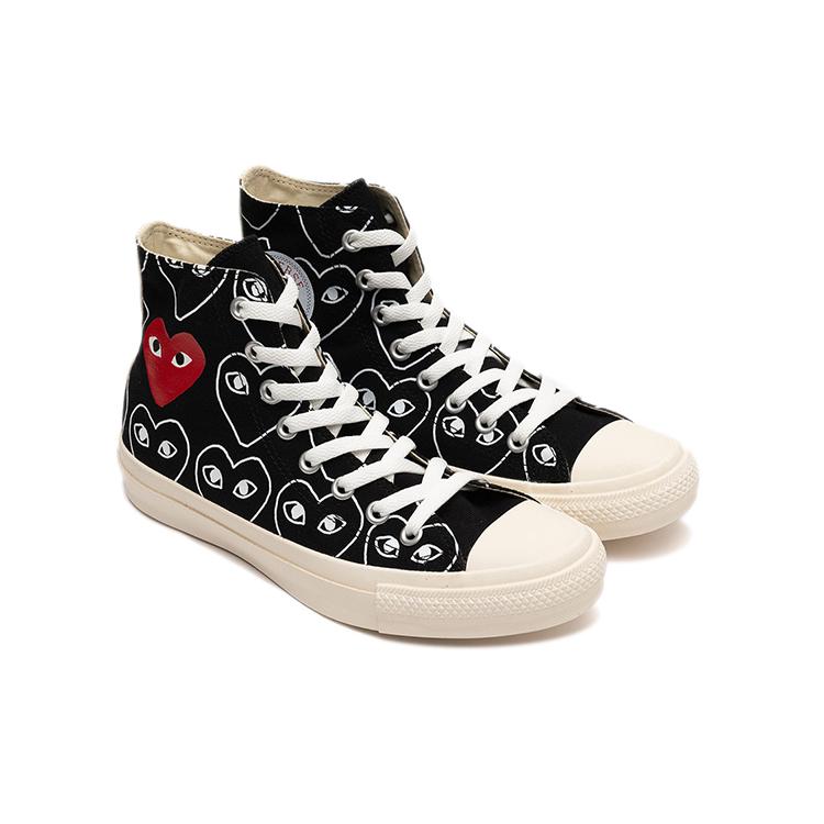 Converse Cdg X Chuck Taylor All Star Multi Heart 'Черно-белый' 168982C