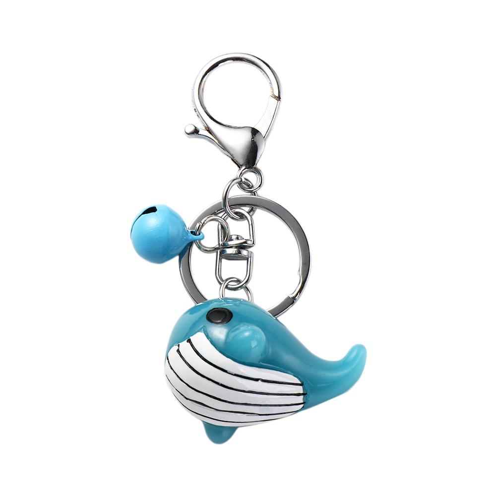 Accessories Backpack Pendant Resin Car Key Ring Dolphin Blue Whale Keychain Bag Pendant Keys Holder