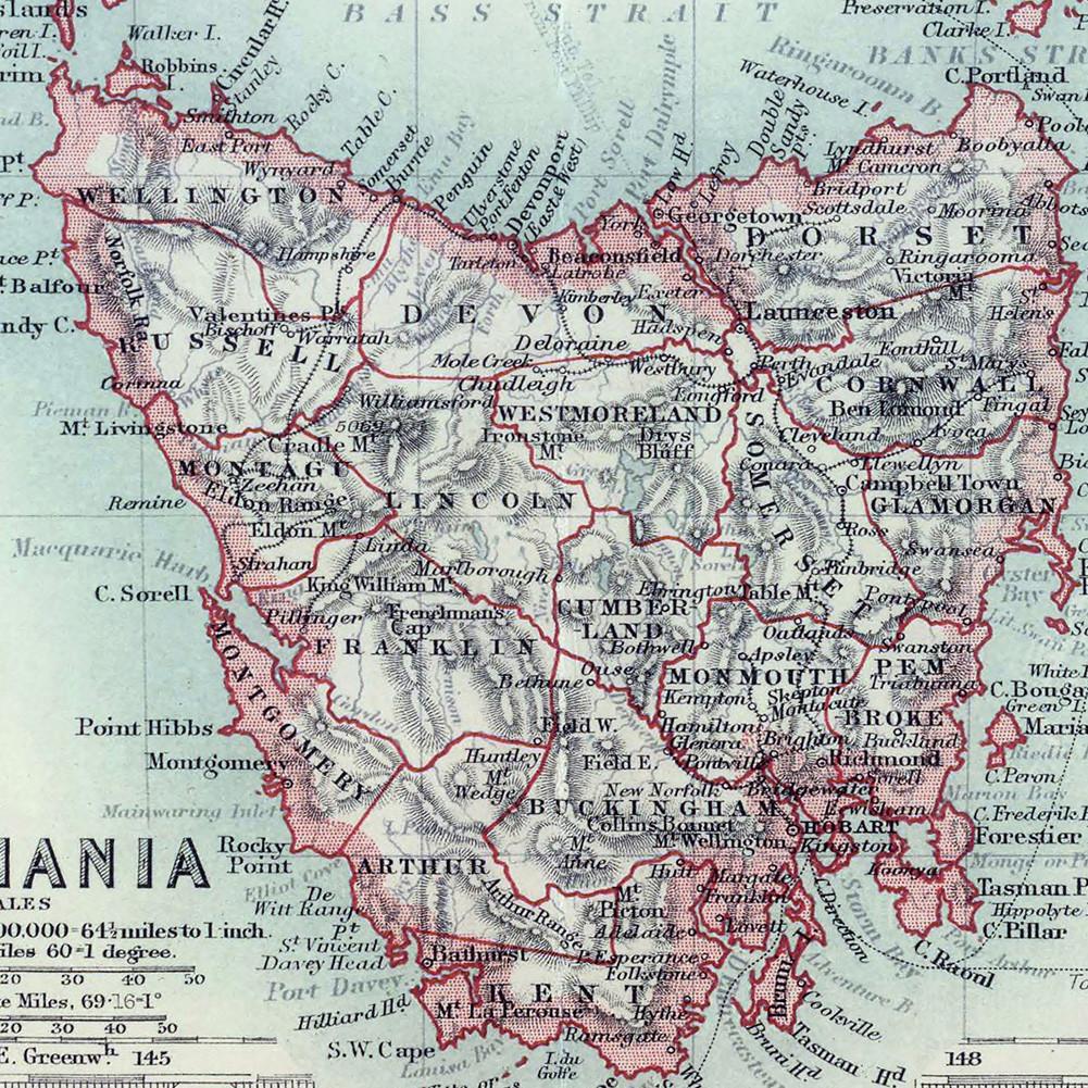 Английская версия - Винтажная картина с картой Океании, настенный плакат, школьные принадлежности для путешествий, подарок, образовательное настенное искусство, декор для стен с картой