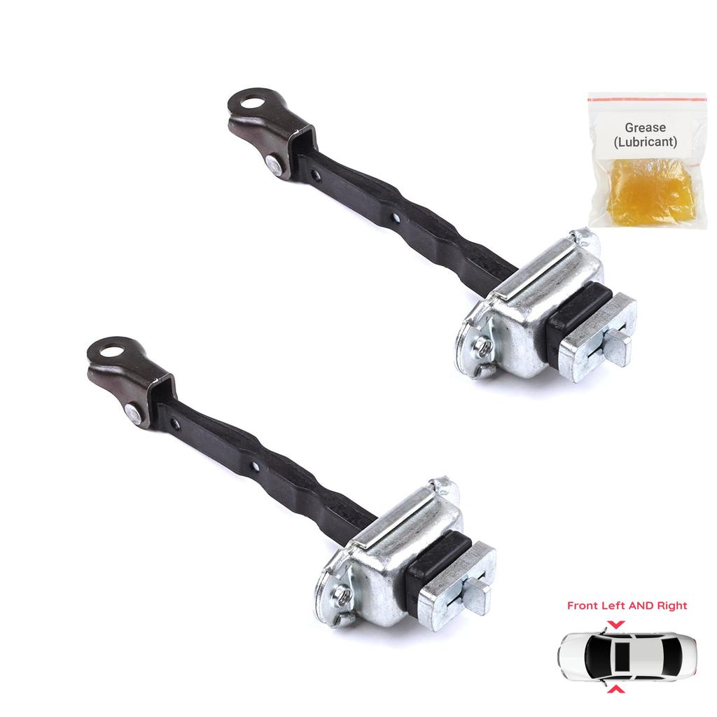 EDP1383-1 2 Pieces Front Door Stop Check Assy Limiter Strap for Toyota C-HR MK1 X1 AX10 AX50 2016-2024 68610F4030