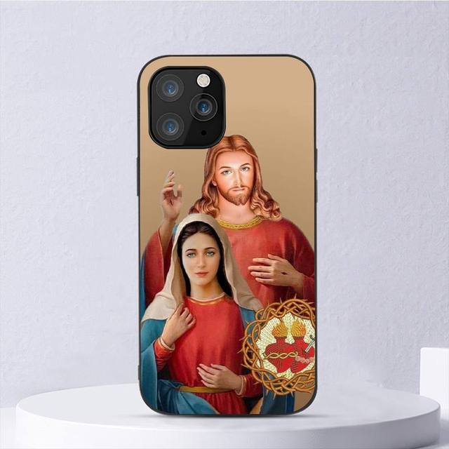 Чехол для телефона «Религиозная Мария и Иисус» для Iphone 11 12 Mini 13 14 Pro Xs Max X 8 7 6s Plus 5 Se Xr Shell
