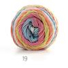 100grams Thick Warm Sweater Rainbow Color DIY Cotton Wool Yarn Crochet Knitting Hand-woven