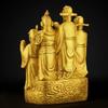Five Wealth Gods Buddha Statue: Prosperity & Treasure Decoration for Entrance, Hall, or Counter - Ideal Housewarming or Opening Gift