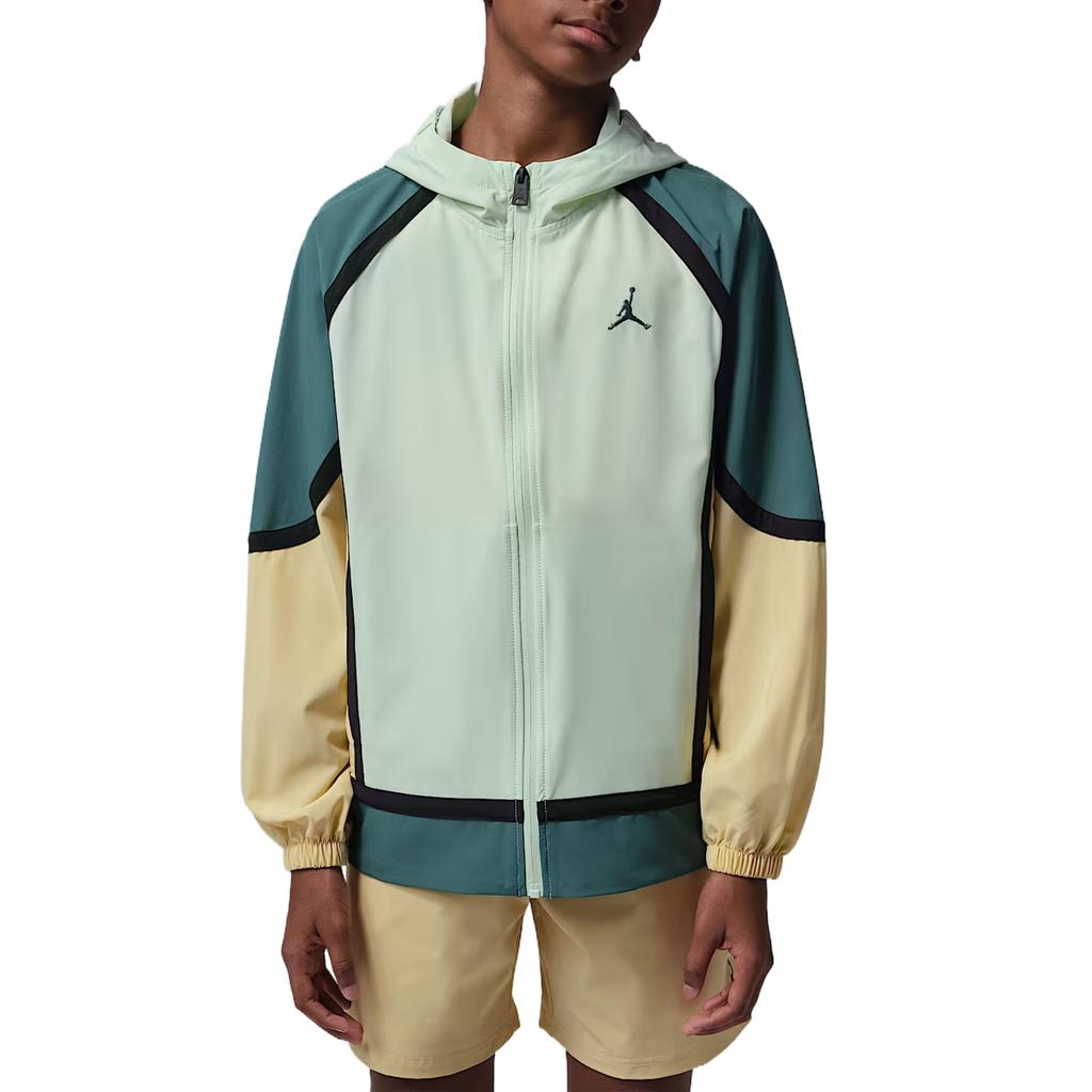 Jordan Куртка Ss26 Color Block с капюшоном на молнии Детские куртки IW1406-300