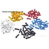 Mixed Color Bicycle Cable End Caps Brake Shifter Aluminum, 50/100 Pcs