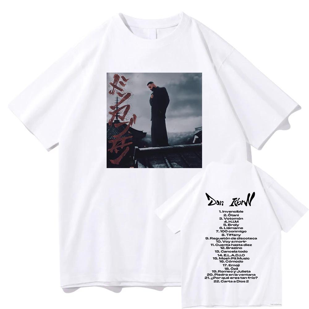 2026 Summer Album DON KBRN Tshirt Eladio Carrión Fashion Men and Women Clothing Harajuku Summer Graphic T Shirts for Fans Gifts