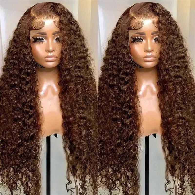 African Small Curly Wig Fashion Front Lace High Temperature Fiber Full Head