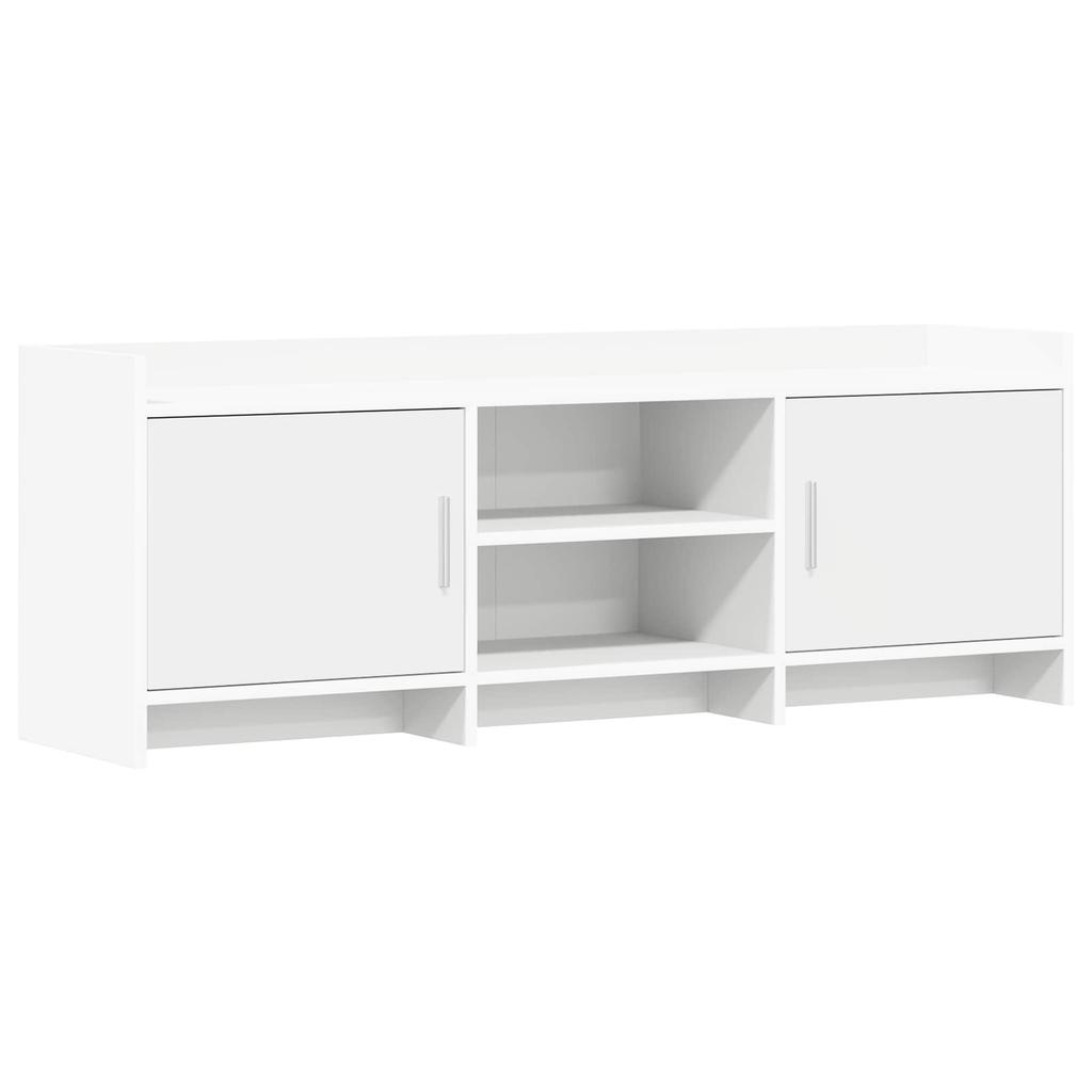 TV Cabinet 130 x 33 x 47 cm White Particleboard