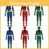 Polyester Kishiryu Sentai Ryusoulger Jumpsuit For Kids' Halloween Party