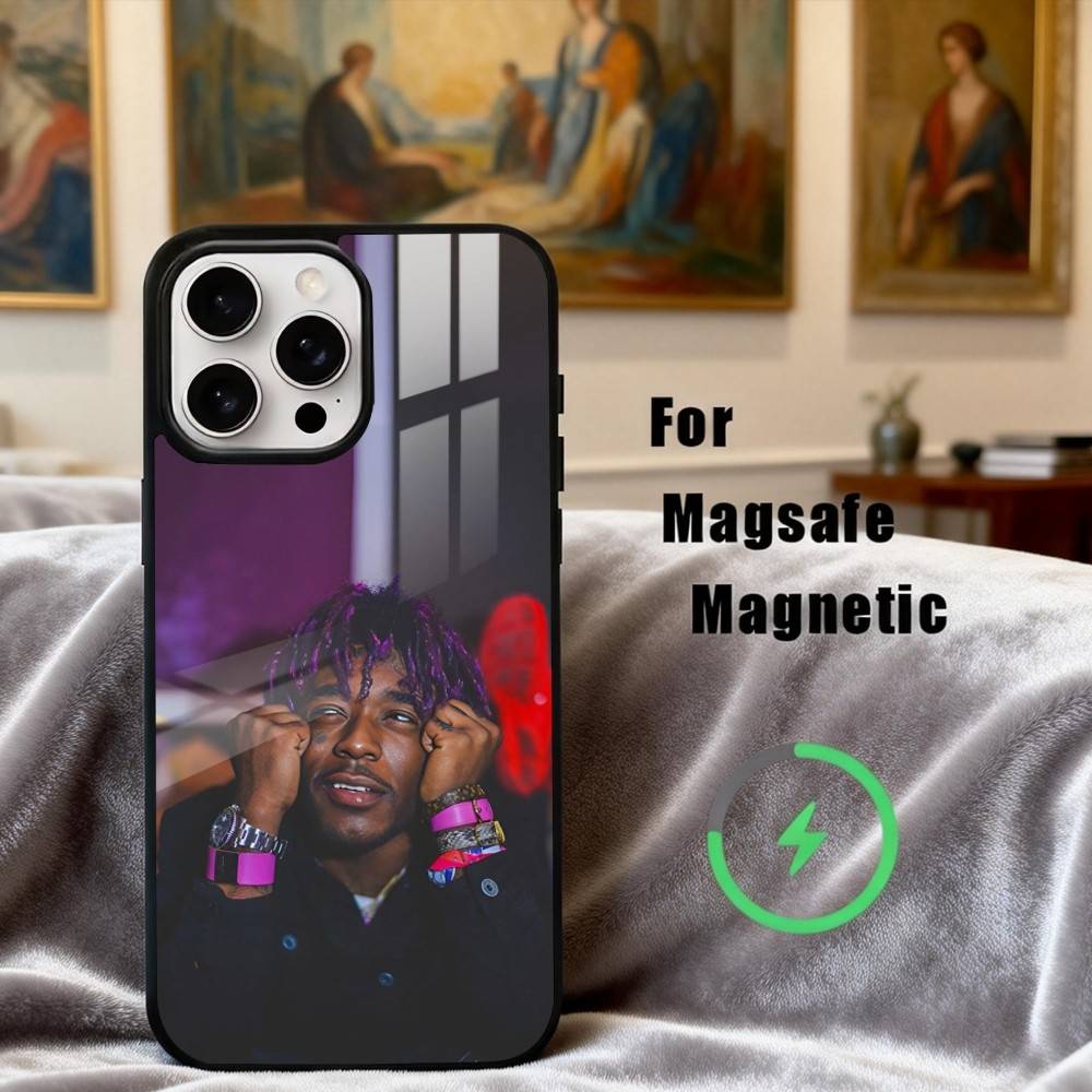 L-Lil U-Uzi-I Талантливый V-Vert Чехол для телефона для iPhone17,16,15,14,13,12,11 Plus,Pro Max Магнитный для Magsafe Беспроводная зарядка