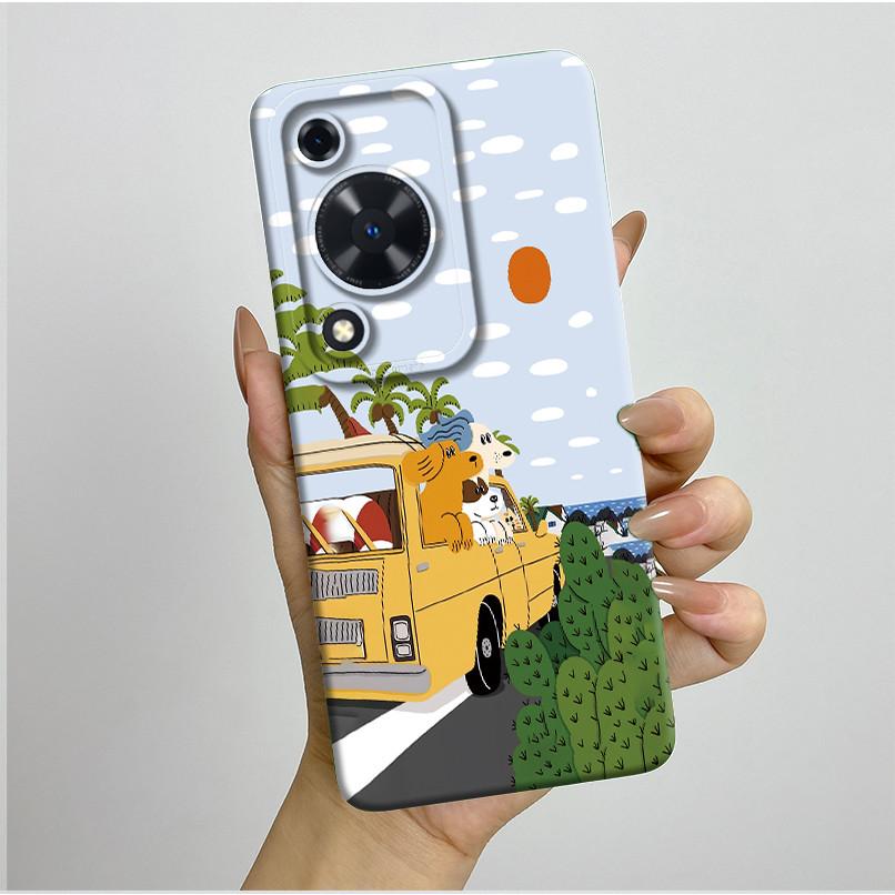 Phone Case For Huawei Nova Y72 Cases Fashion Butterfly Floral Cover For Huawei Nova Y72 NovaY72 Soft Silicone Shockproof Shell