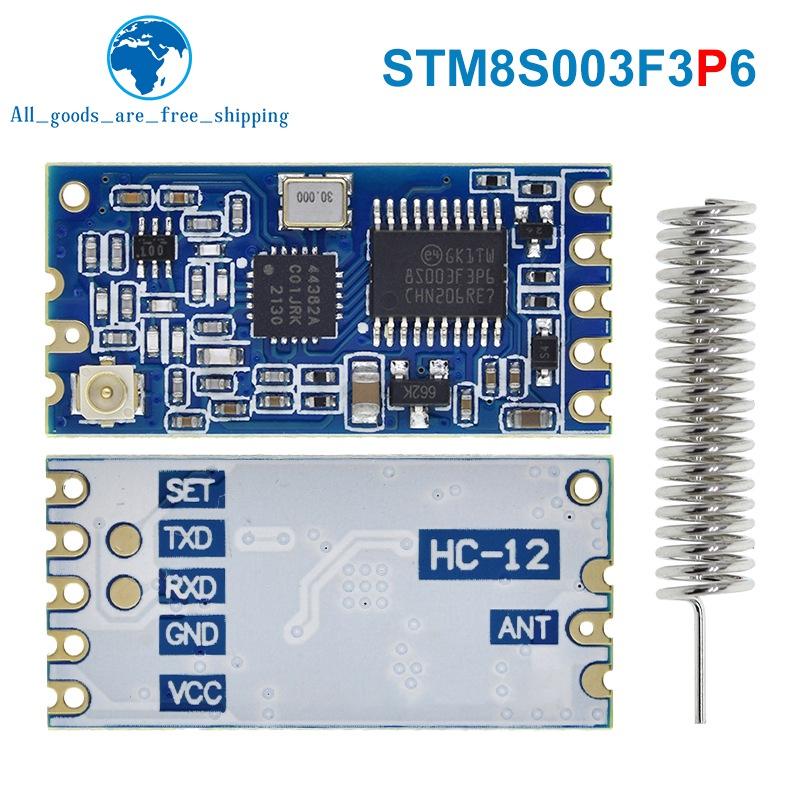 1/3pcs TZT 433Mhz HC-12 SI4463/4438 Wireless Serial Port Module 1000m Replace Bluetooth NEW