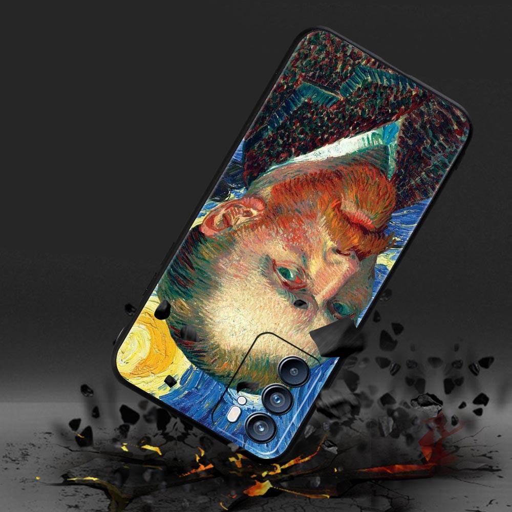 Чехол для телефона Oppo Find X6 X5 A54 A53 A52 A9 A15 A95 A17 A16 A76 A74 A57 Reno7 Reno6 Pro Plus 5G с рисунком 'Мона Лиза Ван Гог' Маслом
