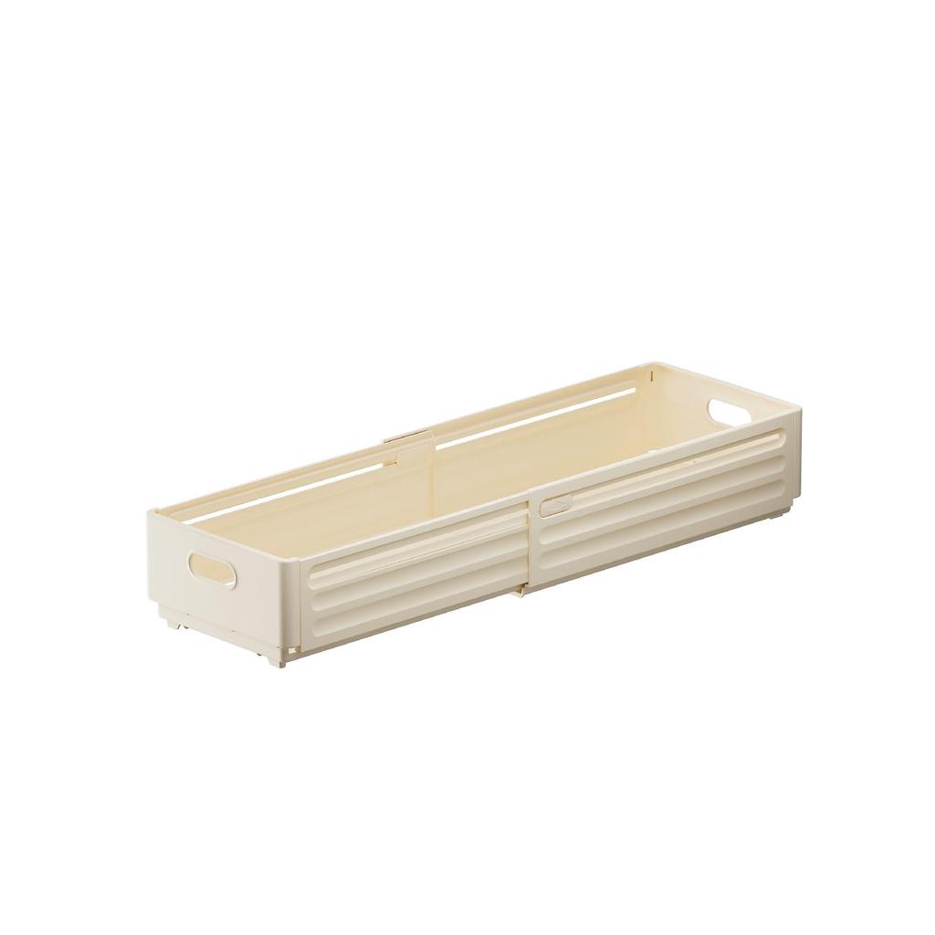 Retractable Right Angle Deep Drawer Snack Divider and Organizer.